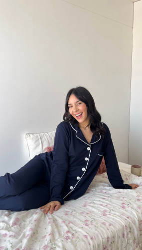 PIJAMA PIMA AZUL