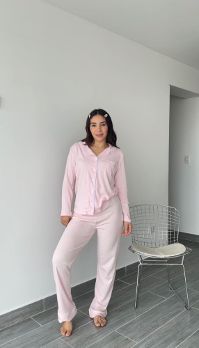 PIJAMA PIMA ROSADO 