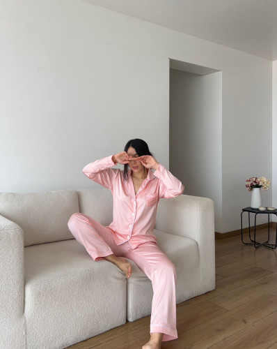 PIJAMA SEDA ROSA