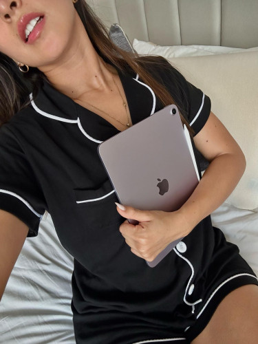 pijama iris- Negro